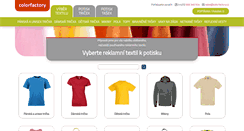 Desktop Screenshot of potisk-textilu.eu