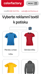 Mobile Screenshot of potisk-textilu.eu