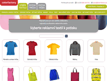 Tablet Screenshot of potisk-textilu.eu